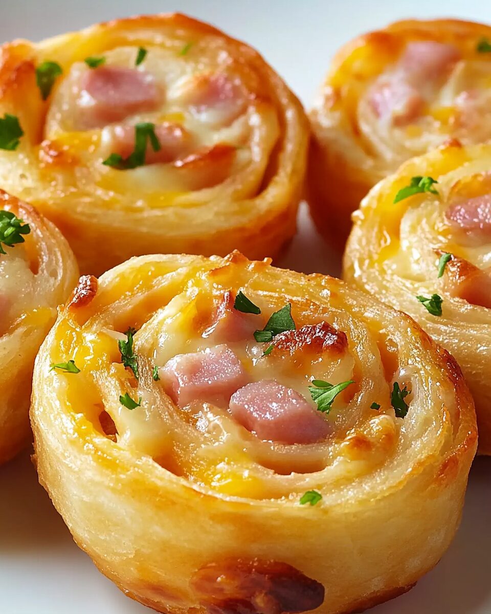 Ham and Cheddar Pinwheels