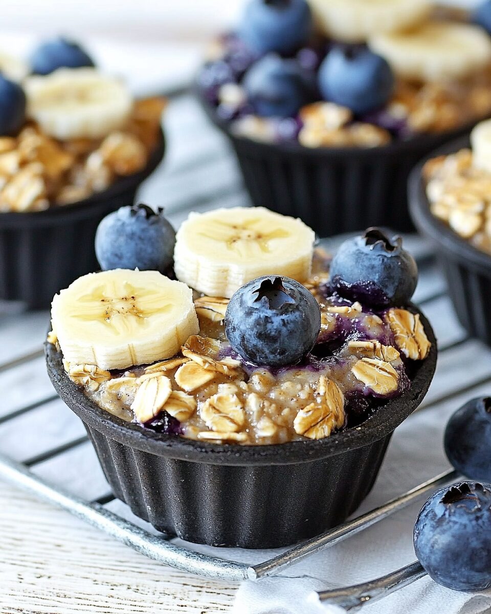 Blueberry Banana Oatmeal Cups