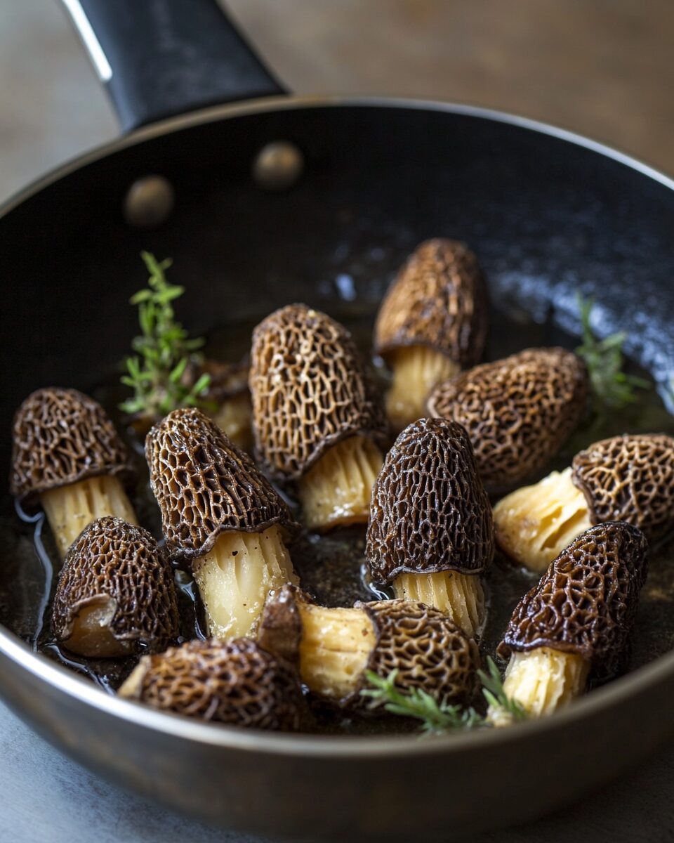 Pan-Fried Morel Mushrooms