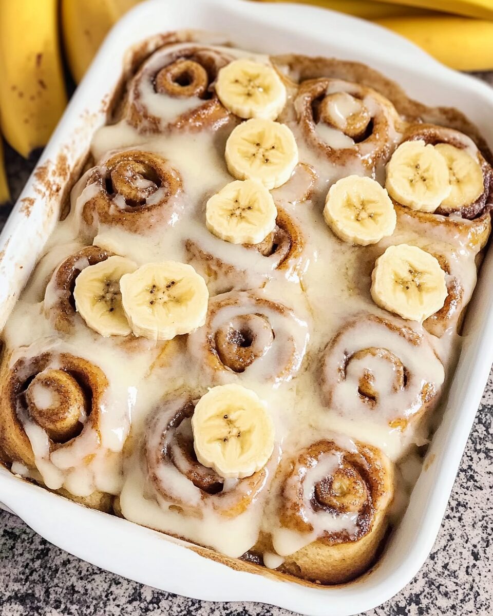 Banana Bread Cinnamon Rolls