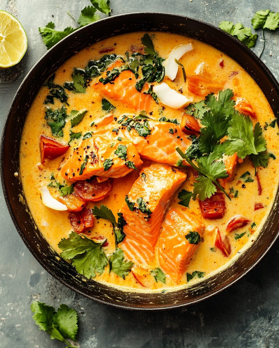 Salmon Coconut Curry