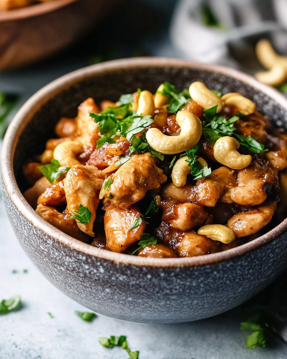 Slow Cooker Cashew Chicken