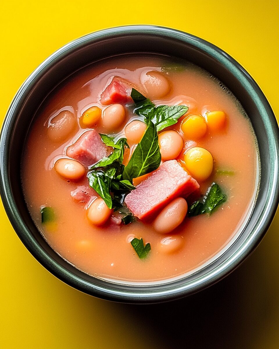 Smoky Ham and Creamy Bean Soup