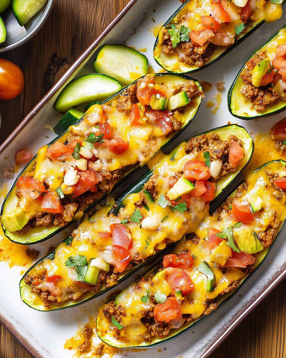 Tex-Mex Zucchini Boats