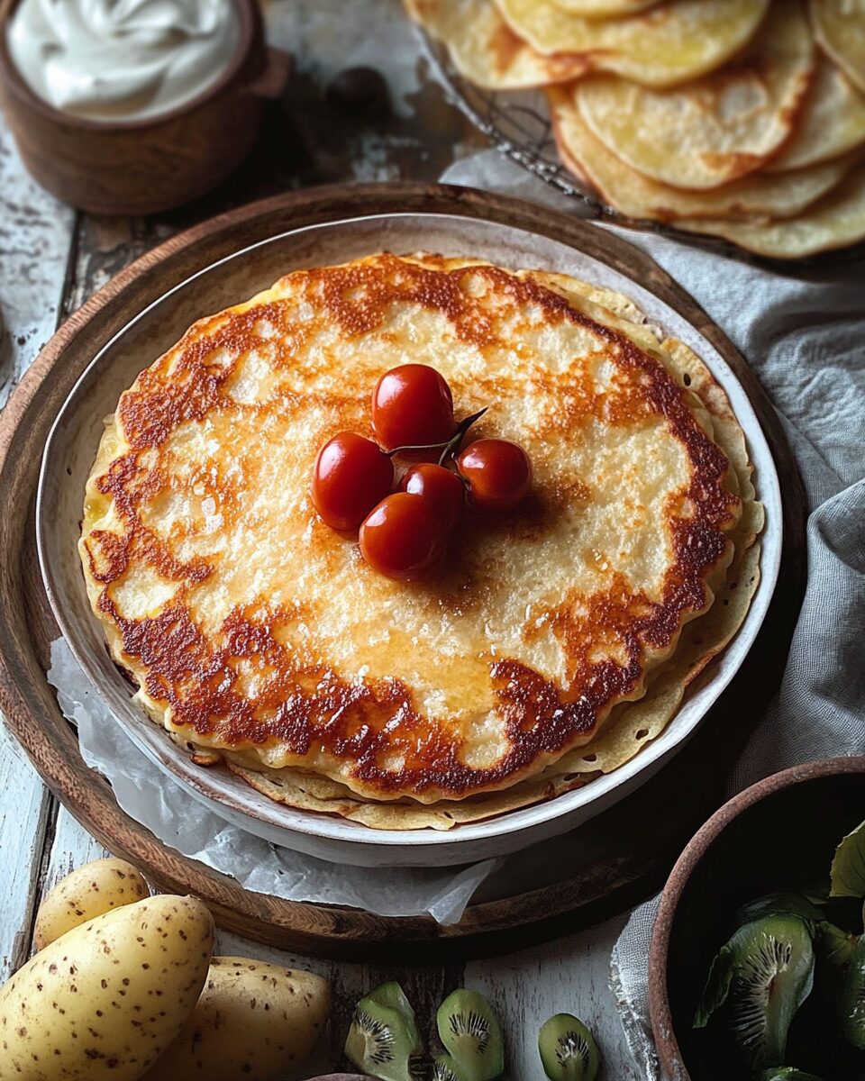 Traditional Irish Boxty Potato Pancakes