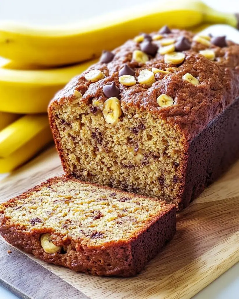 Moist and Irresistible Classic Banana Bread Loaf