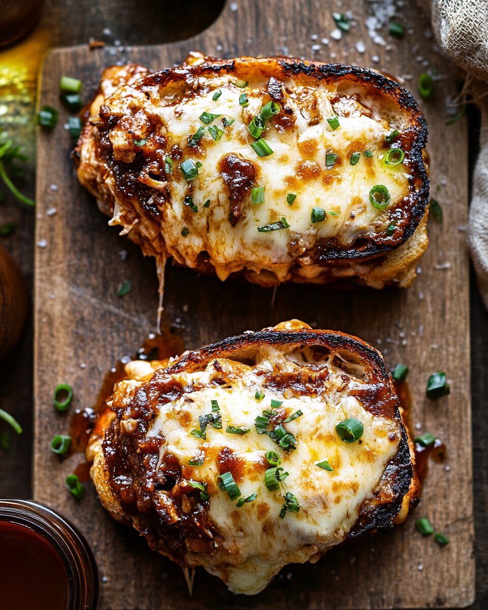 BBQ Chicken Grilled Cheese