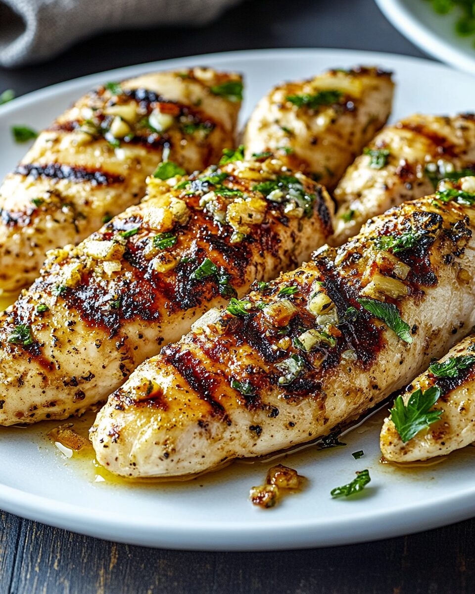 Garlic Parmesan Grilled Chicken