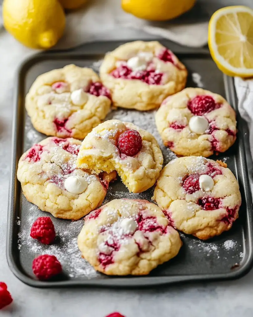 Lemon Raspberry Cookies