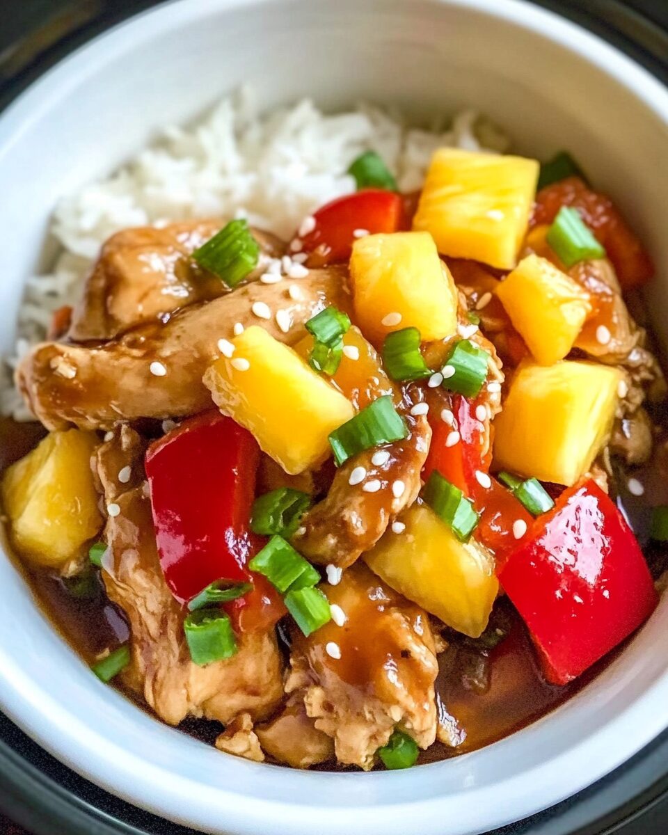 Crockpot Pineapple Chicken
