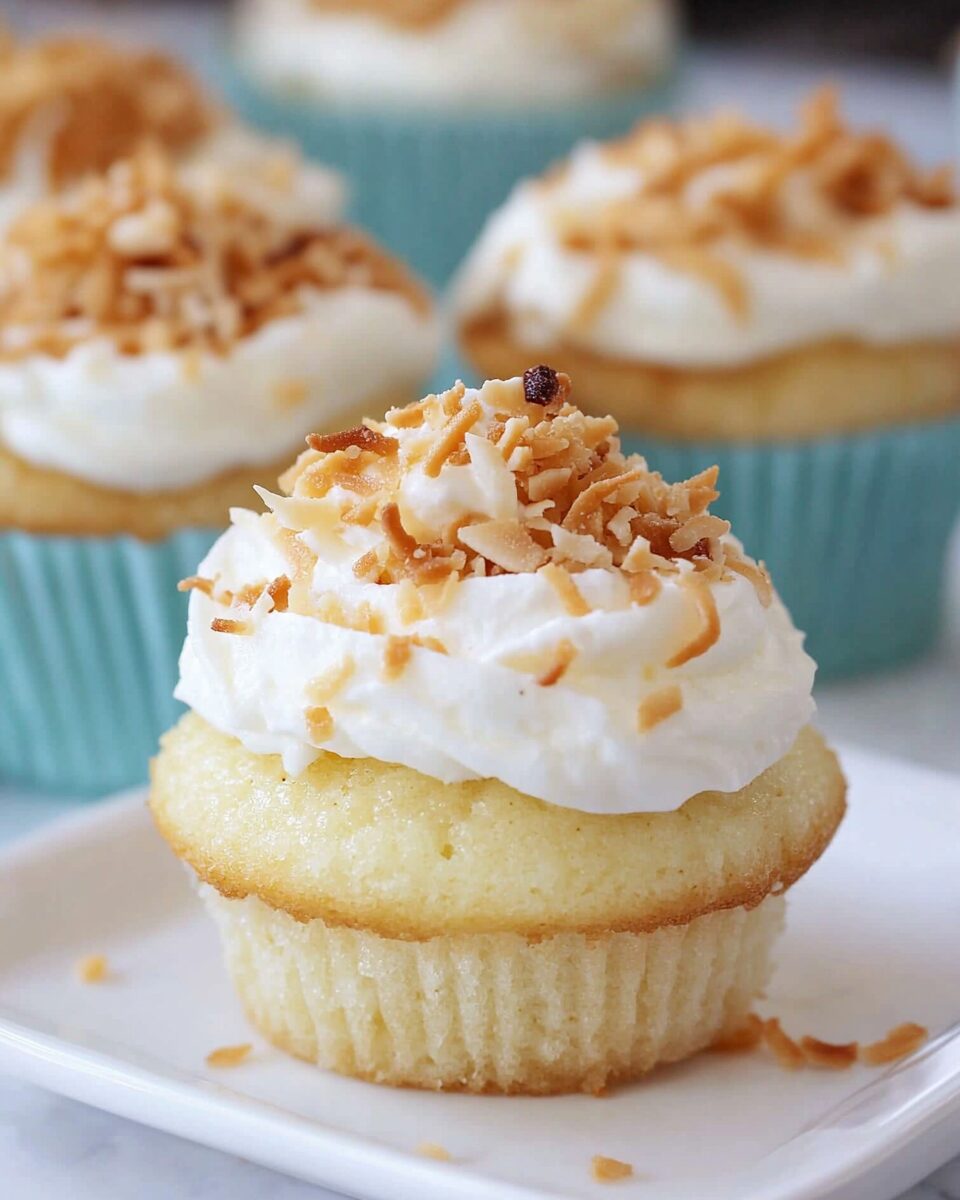 Coconut Cream Pie Cupcakes