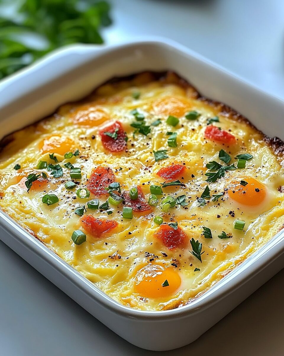 Cheesy Egg Bake