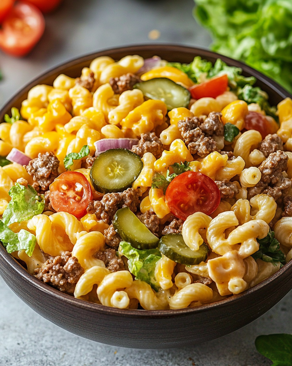 Big Mac Pasta Salad
