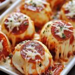 Cheesy Pepperoni Pizza Bombs