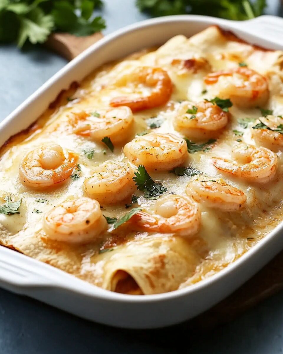 Creamy Shrimp Enchiladas