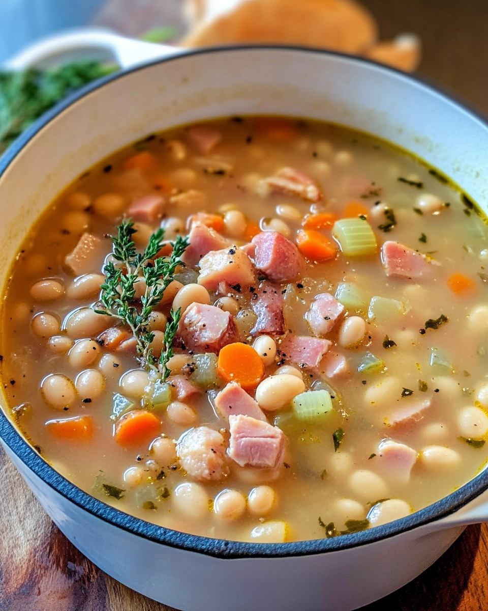 Old-Fashioned Ham and Bean Soup