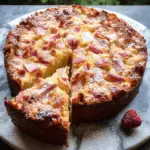 Rhubarb Ricotta Cake