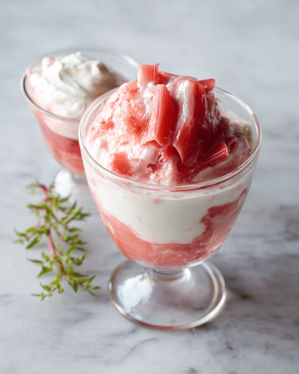 Rhubarb Fool
