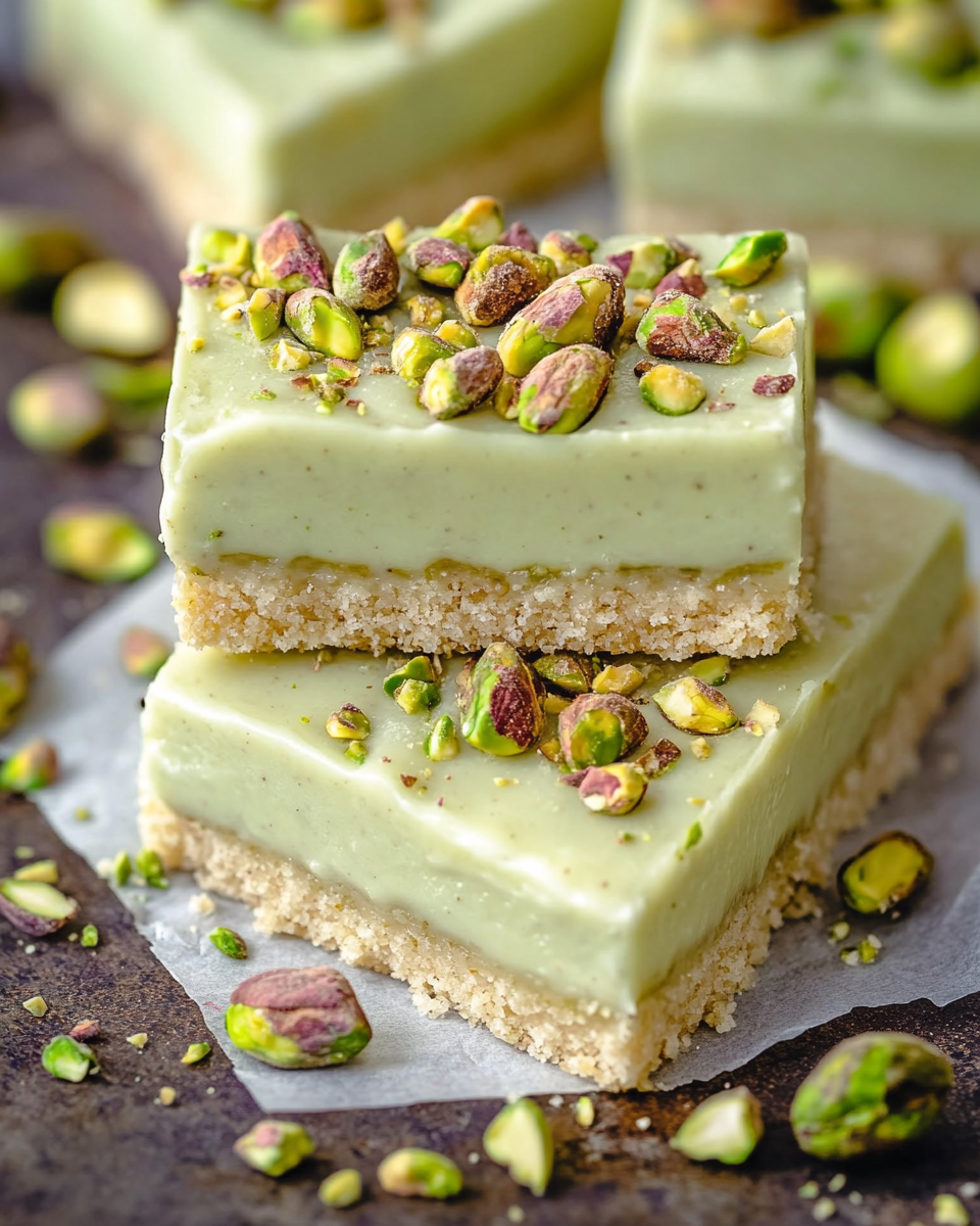 Pistachio Cream Bars