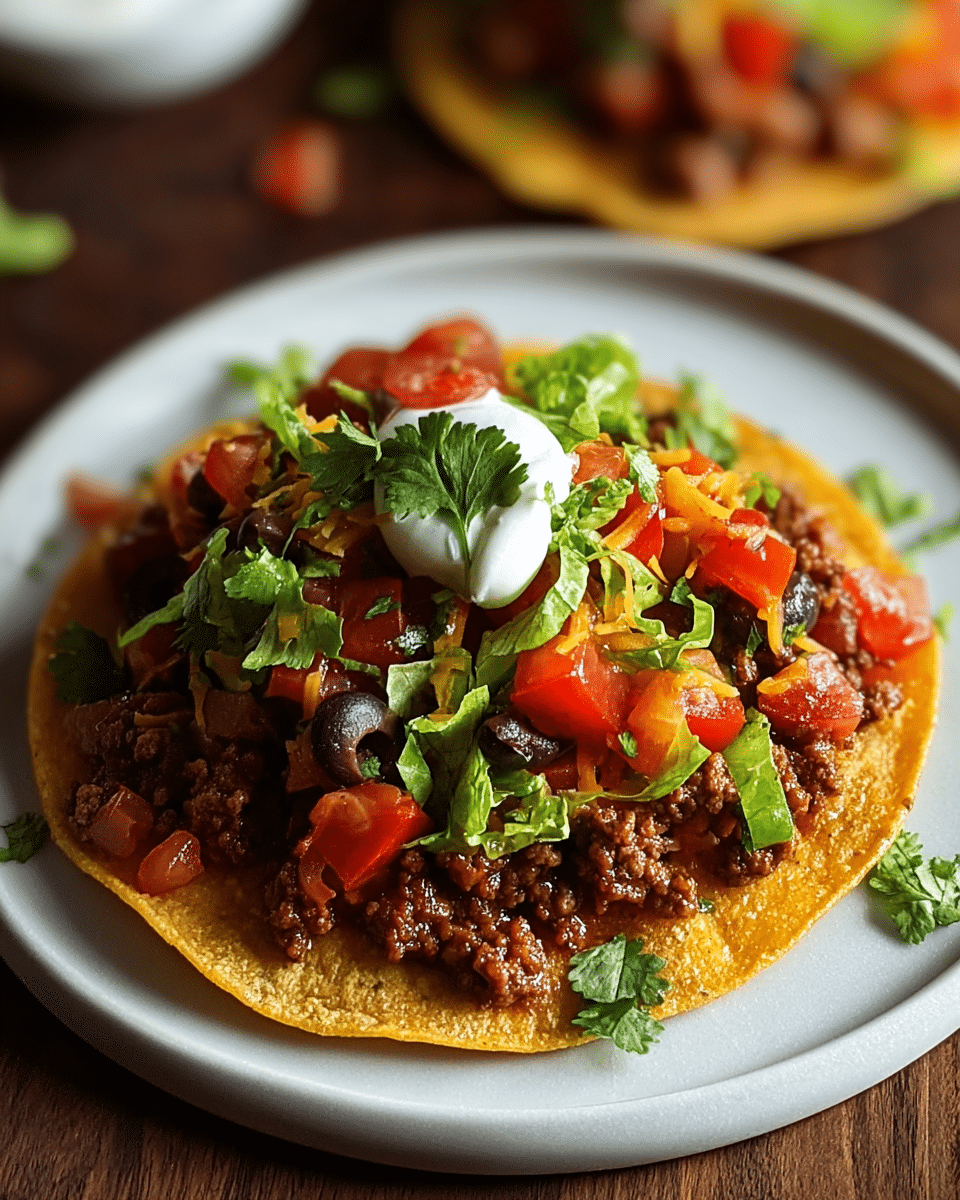 Ground Beef Tostadas