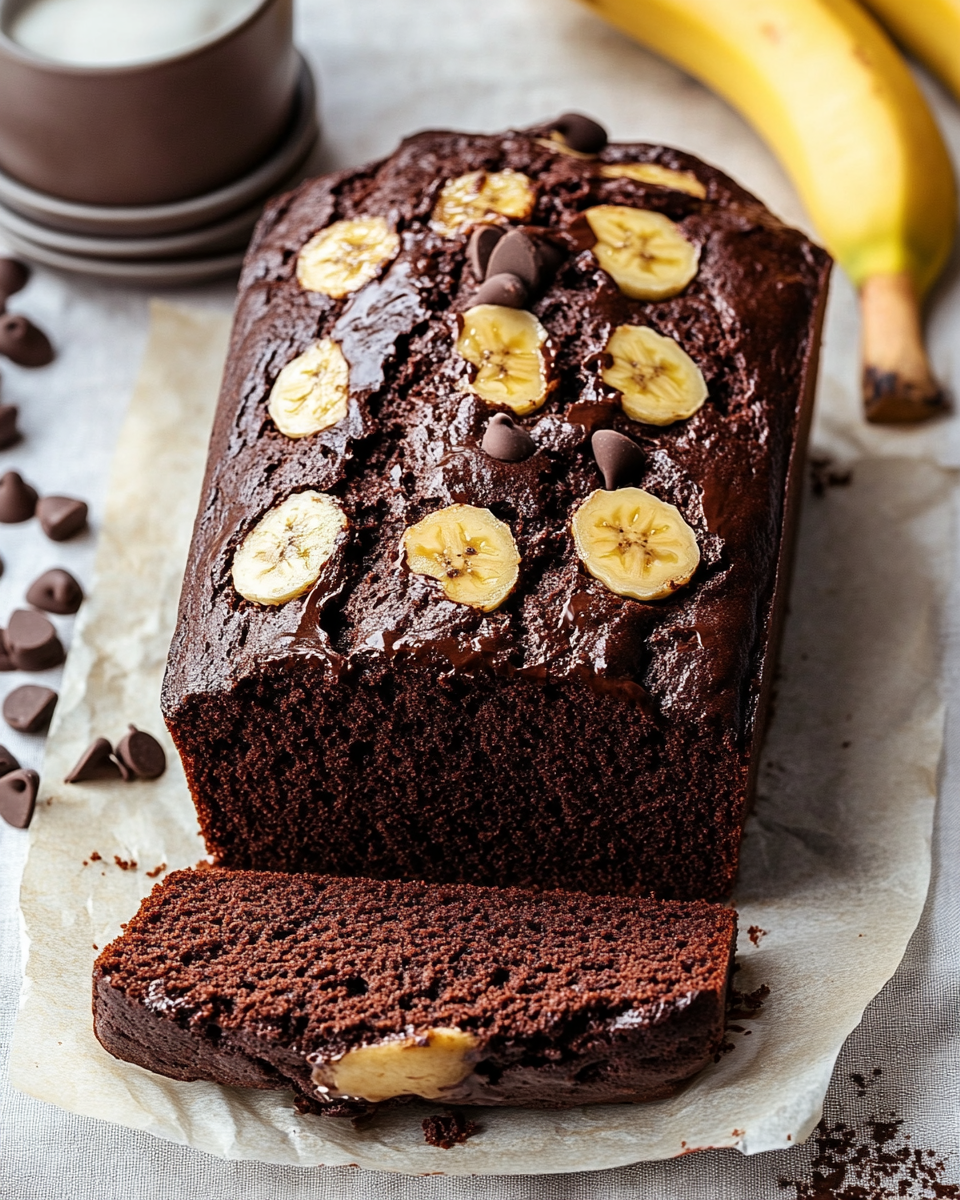 Chocolate Espresso Banana Bread