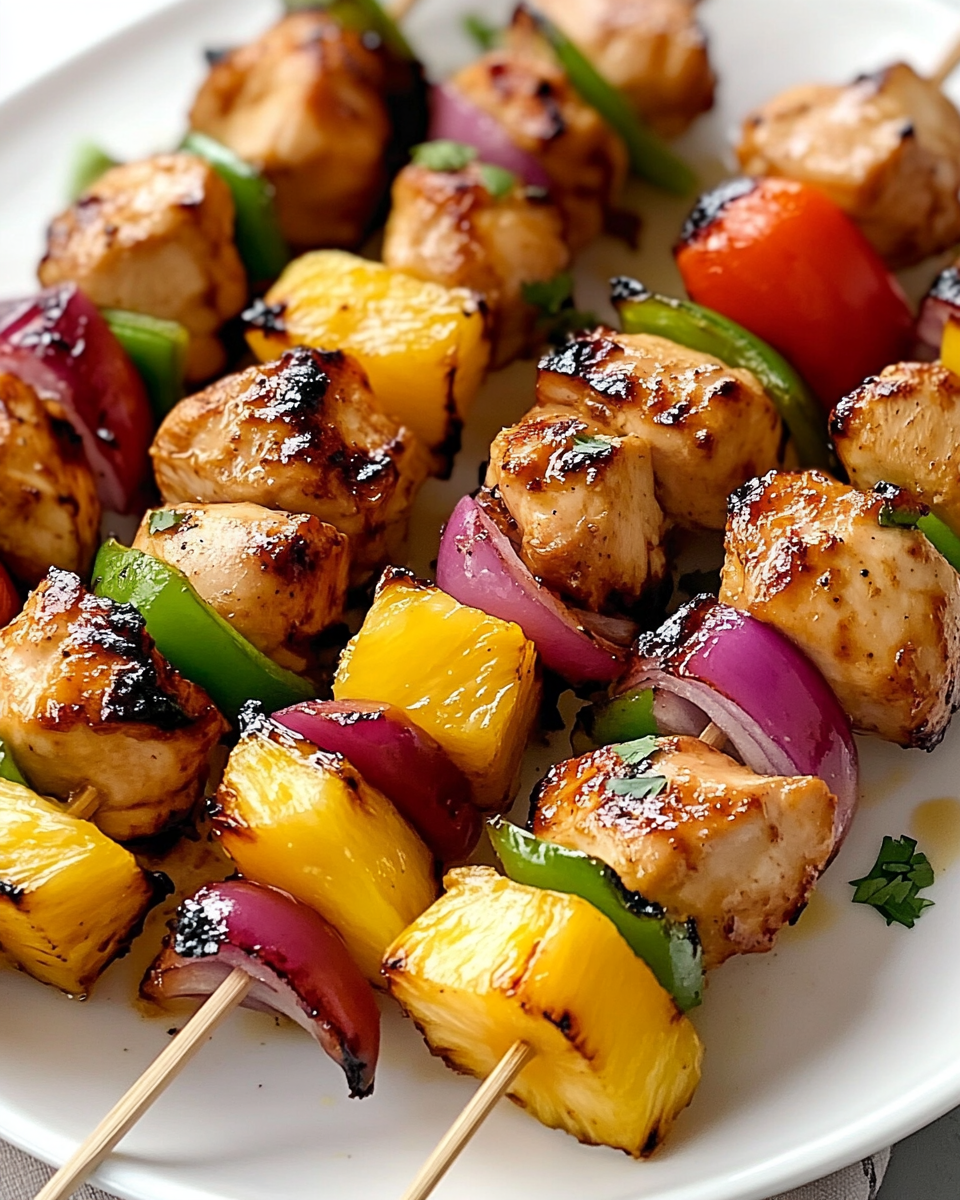 Pineapple Chicken Kabobs