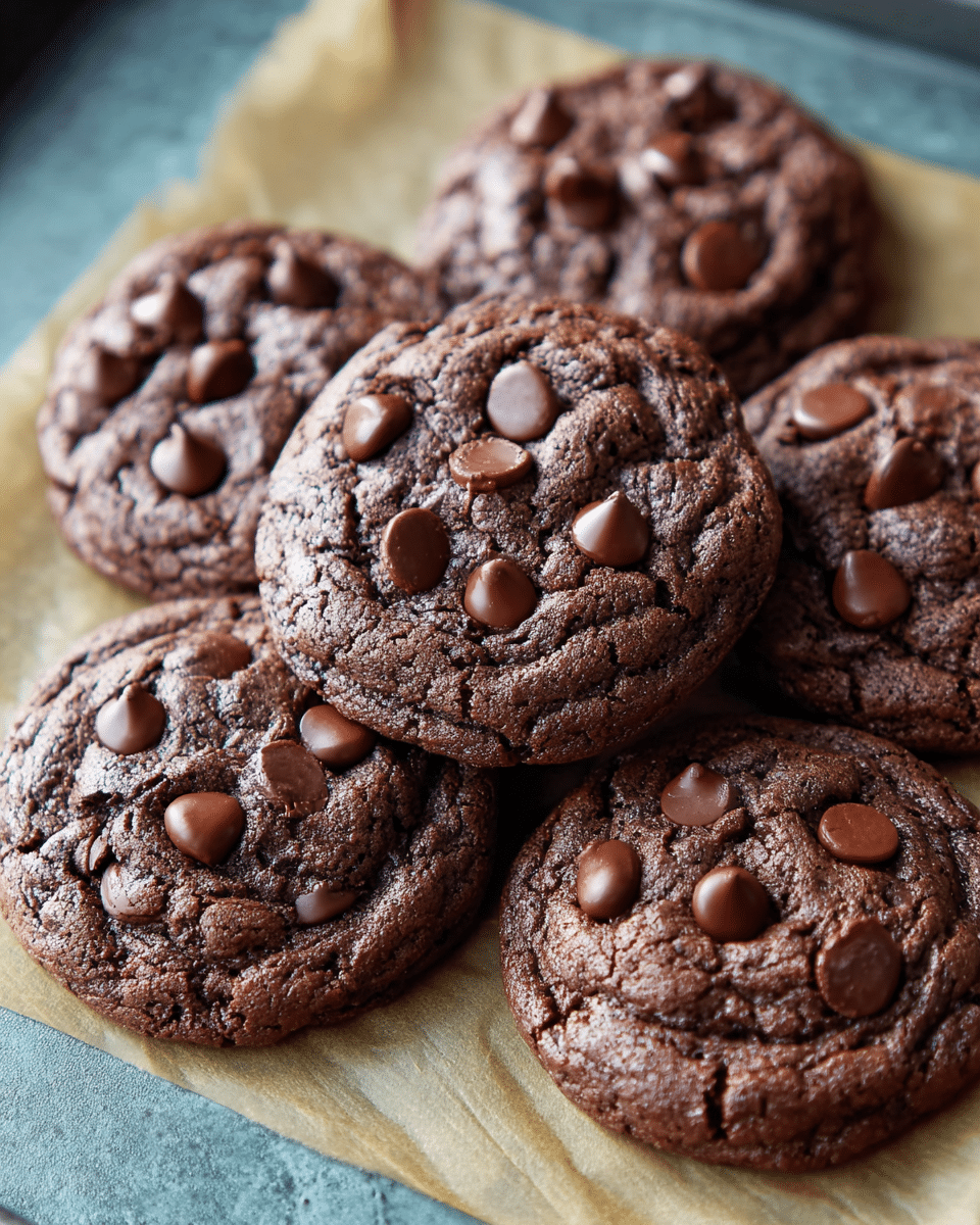 Double Chocolate Chip Cookies