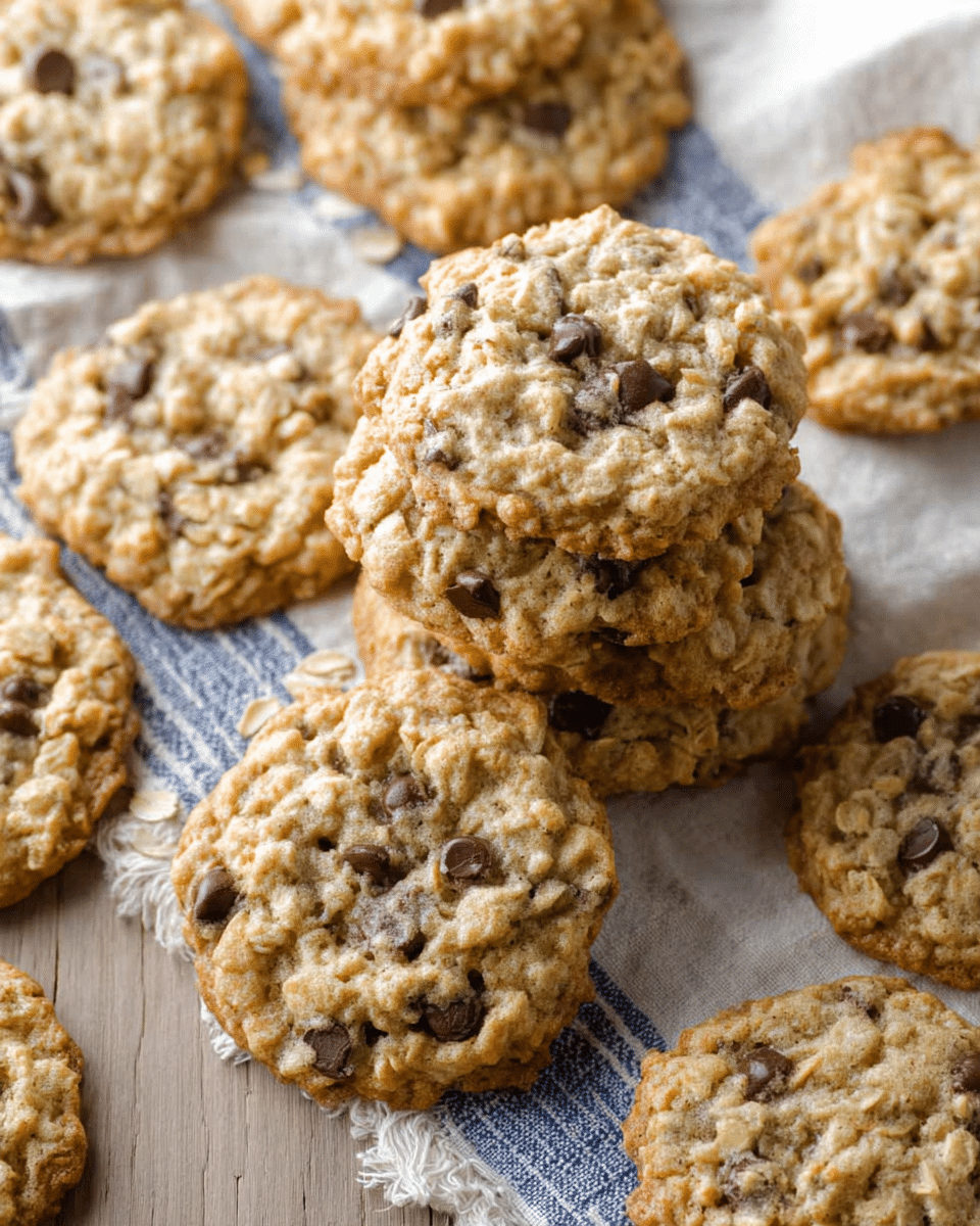 Soft Oatmeal Chocolate Chip Cookies