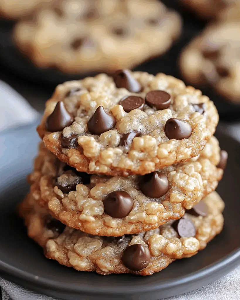 Rice Krispie Chocolate Chip Cookies