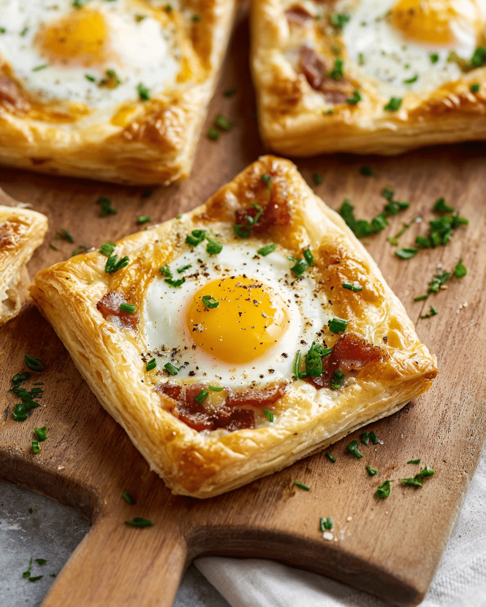 Bacon and Egg Galettes
