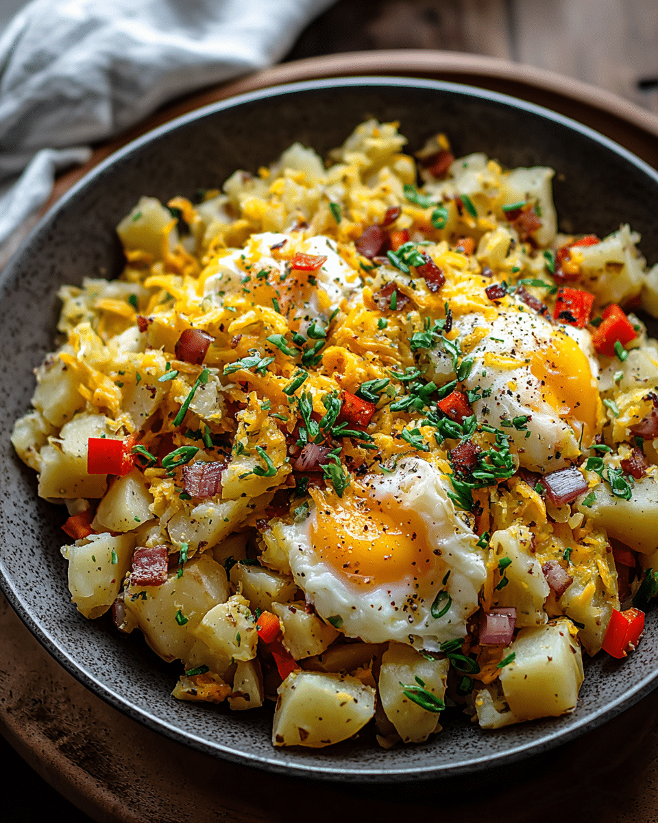 Potato Egg Scramble