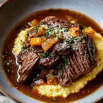 Italian Pot Roast with Creamy Polenta