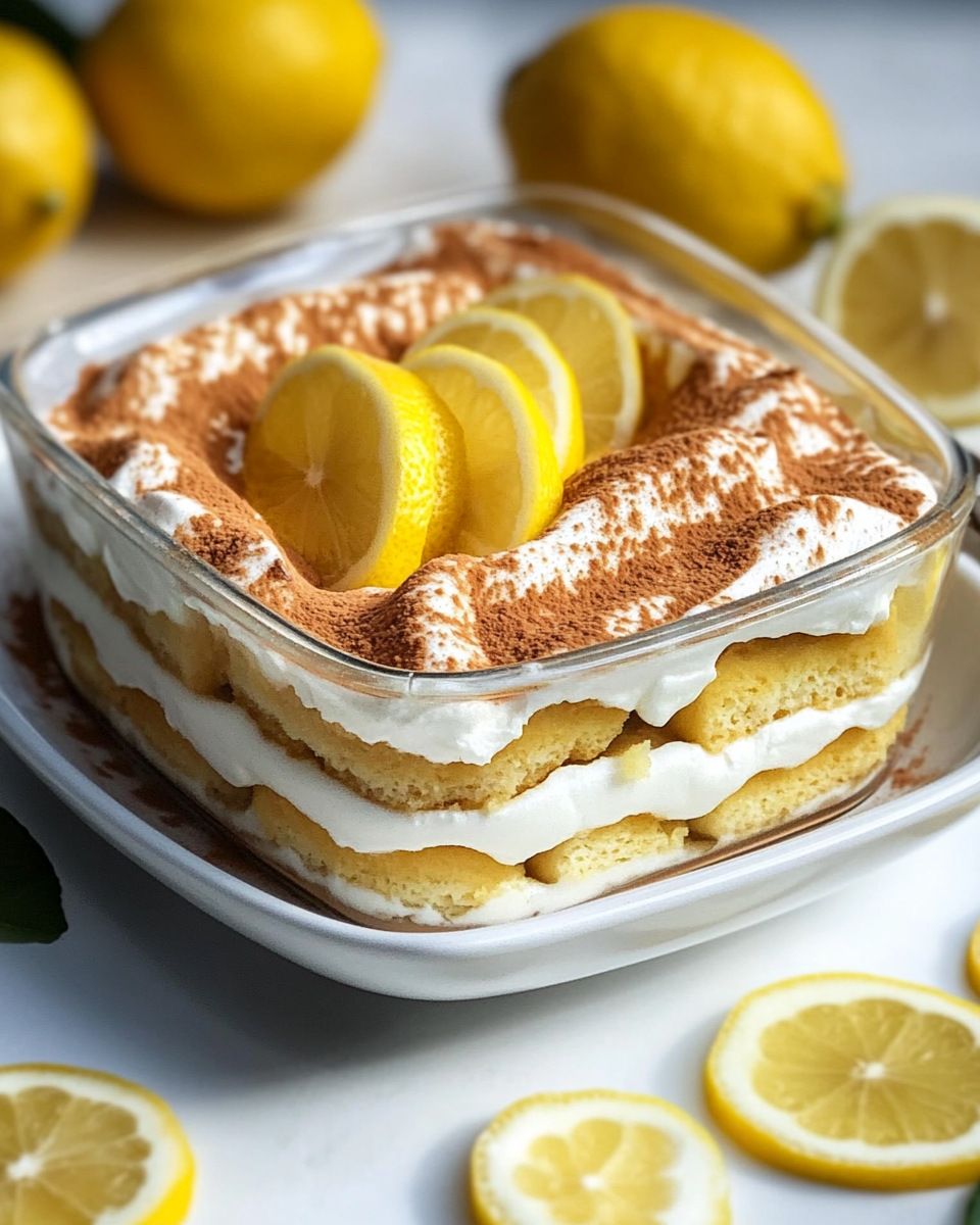 Lemon Tiramisu