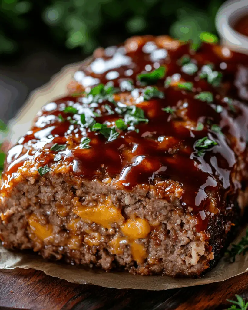 BBQ Cheddar Meatloaf