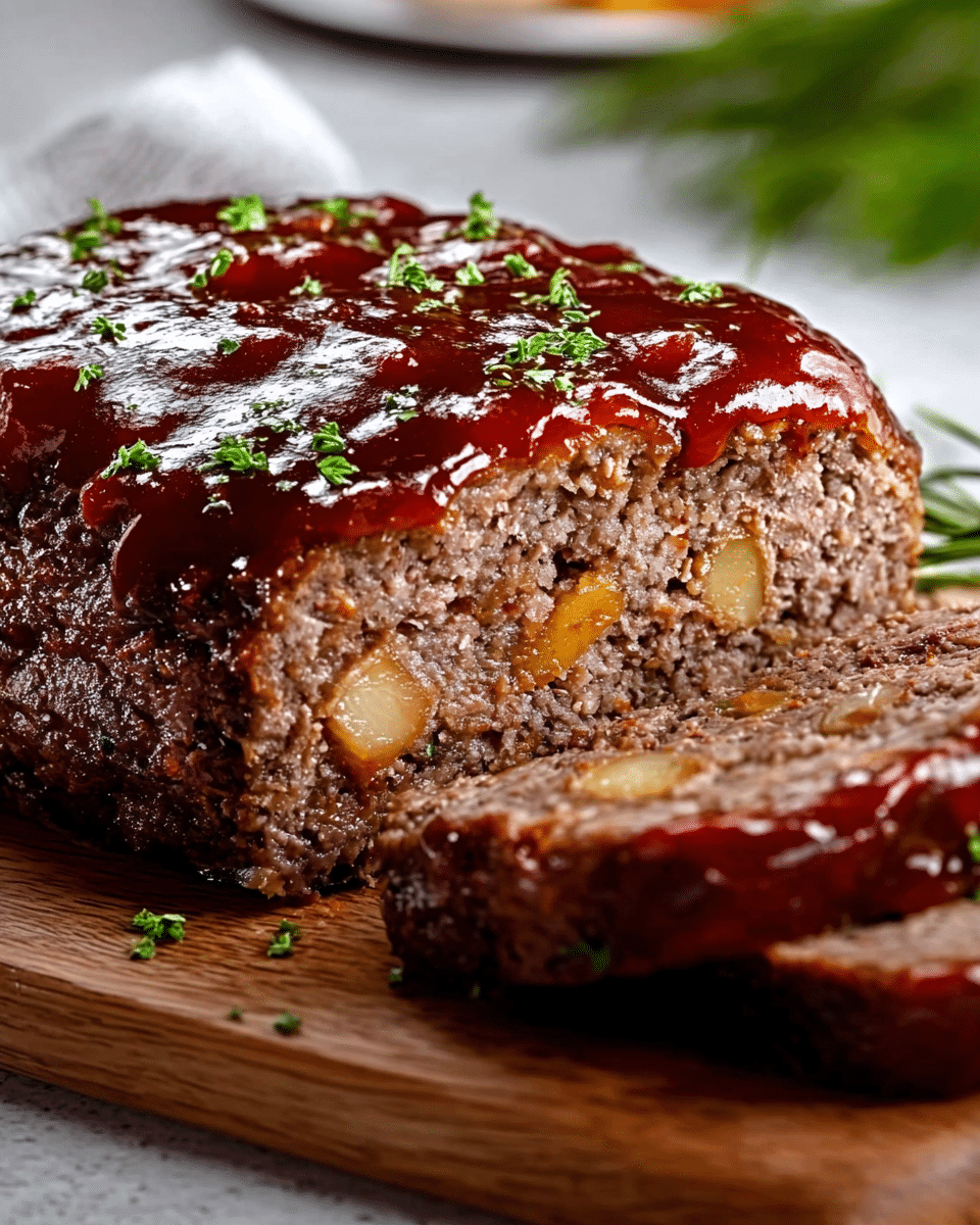 Balsamic Glazed Meatloaf