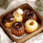 Boston Cream Mini Bundt Cakes