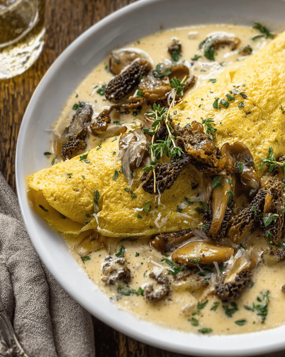 Morel Cream Sauce or Omelet Filling
