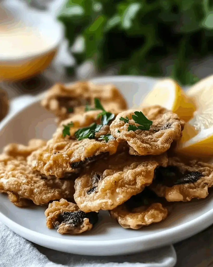 Morel Mushroom Fritters
