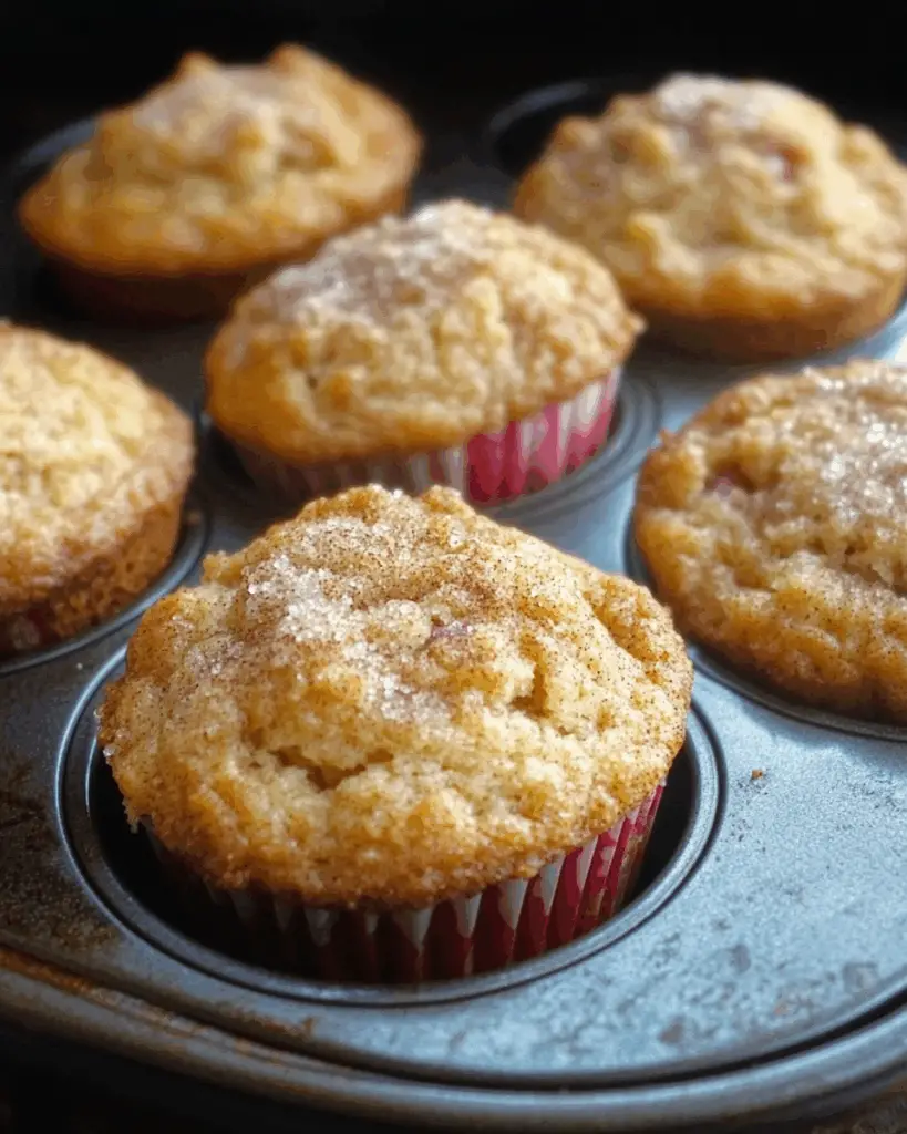 Cinnamon-Rhubarb Muffins