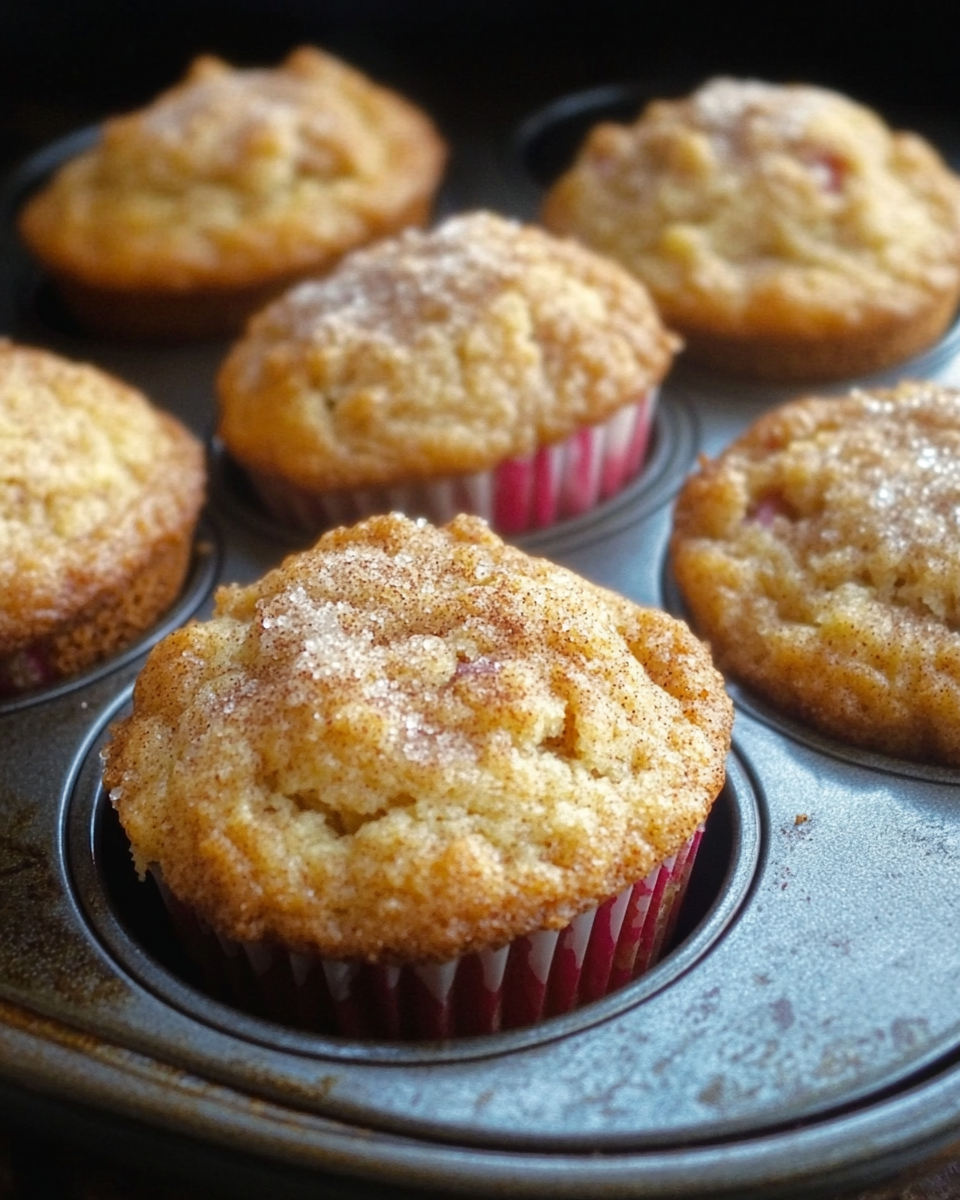 Cinnamon-Rhubarb Muffins