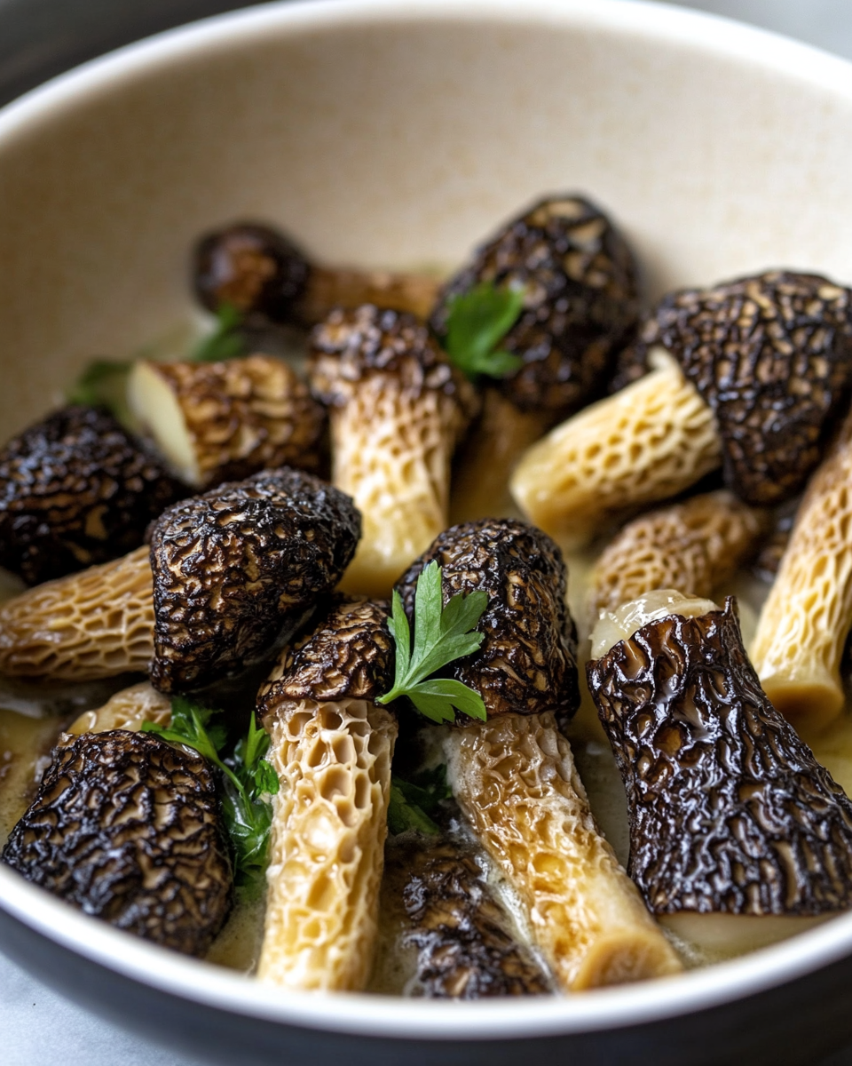 Buttery Pan-Fried Morel Mushrooms