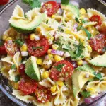Corn Avocado Pasta Salad