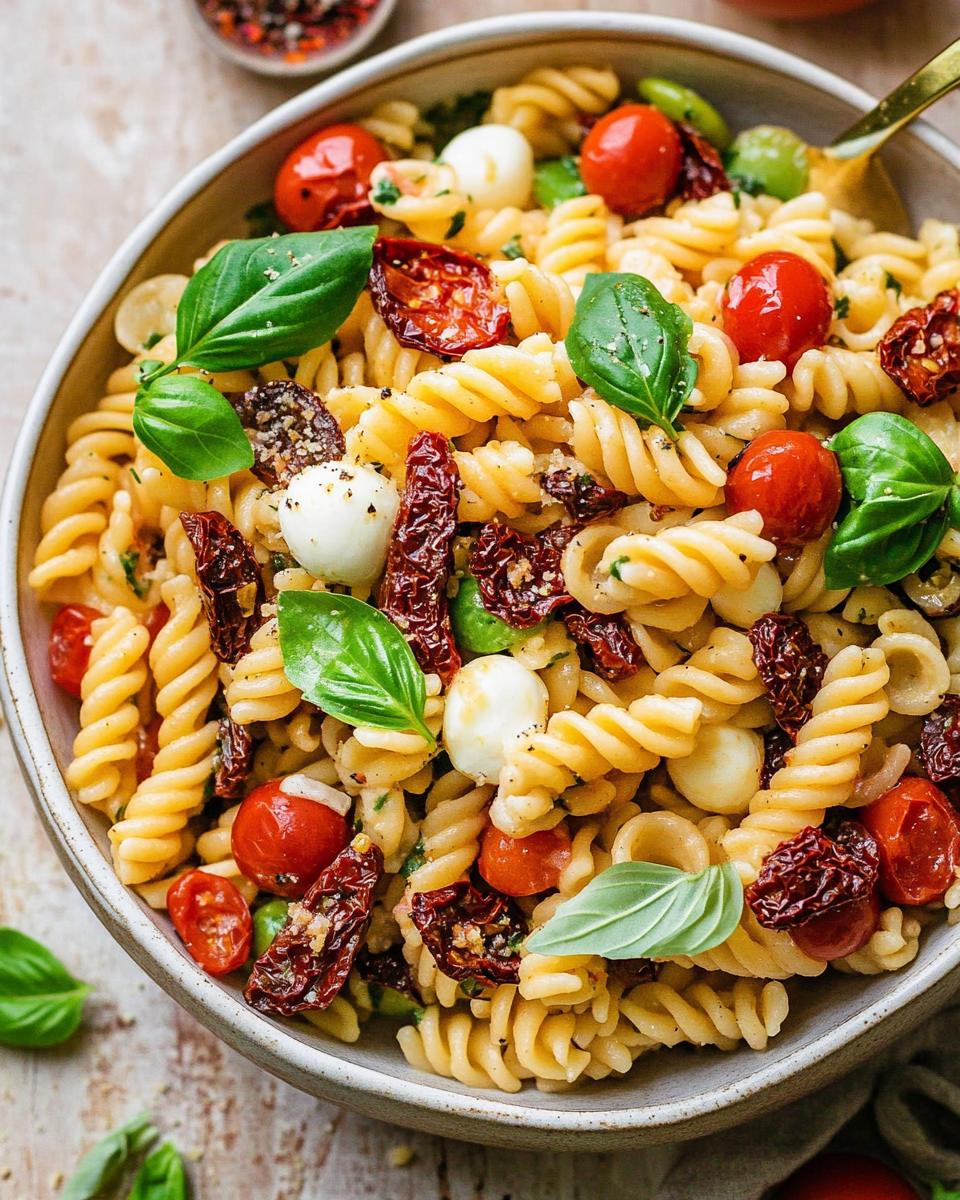 Sun-Dried Tomato Pasta Salad
