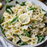 Lemon Basil Parmesan Pasta Salad