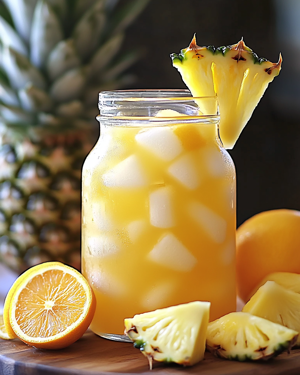 Tropical Pineapple Lemonade Punch