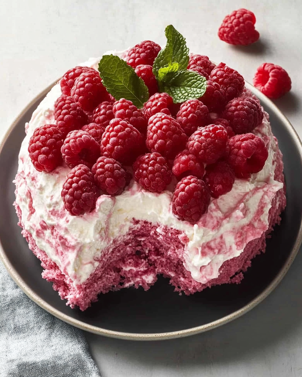 Raspberry Celebration Cake