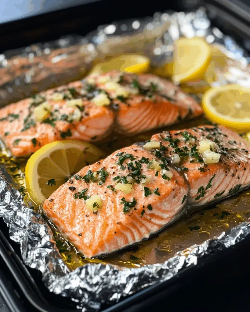 Salmon in Air Fryer with Foil