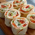 Fresh Vegetable Tortilla Roll-Ups