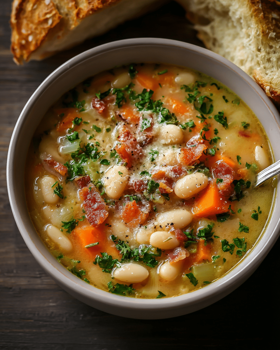White Bean Soup with Bacon