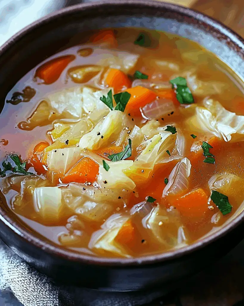 Cabbage Fat-burning Soup
